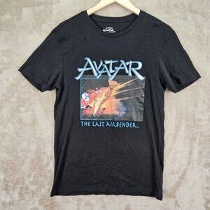 Avatar The Last Airbender T-Shirt Mens Sz S Black Short Sleeve Crew Neck Graphic